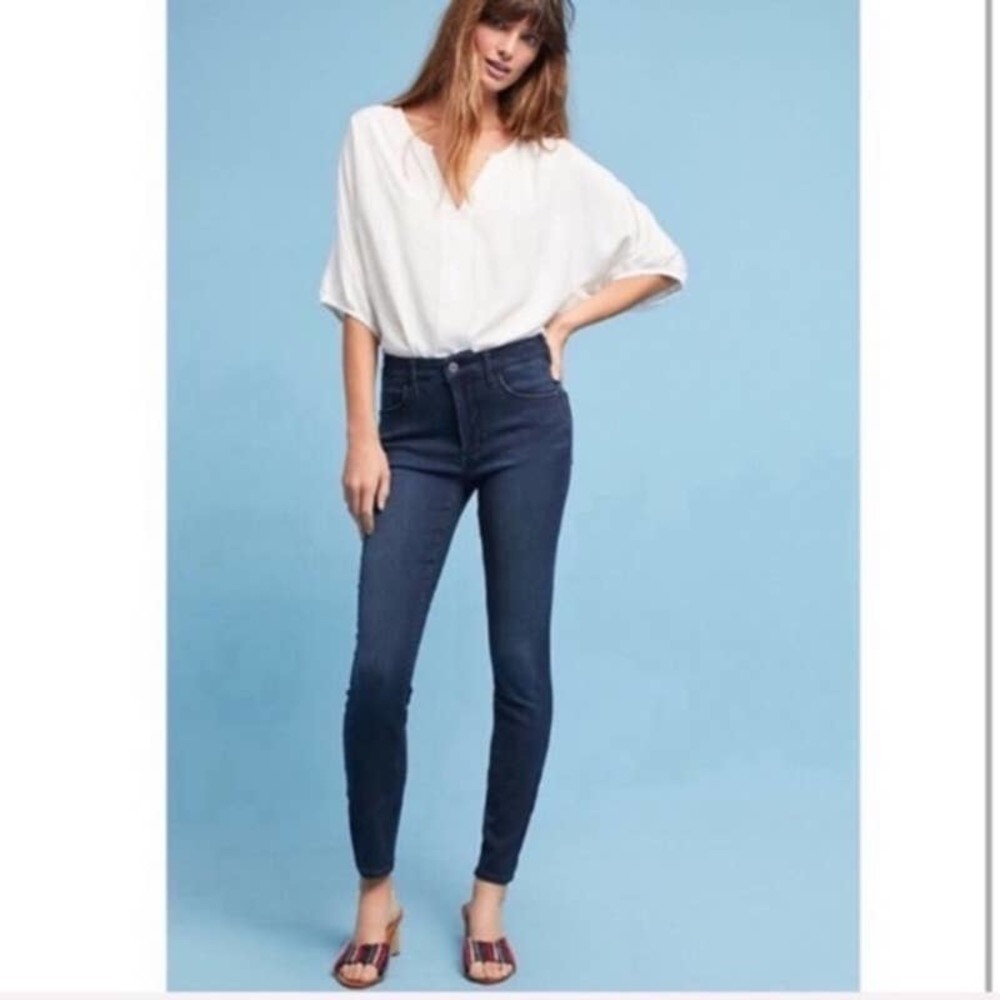 Pilcro and the letterpress ultra high rise skinny size 26